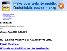 Tablet Screenshot of fishsafe.info